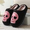 Chinelos de algodão de inverno para mulheres, atacado, casa interna, chinelos quentes, chinelos de Halloween, masculino, transfronteiriço, TEMU Hair