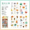 Serie de Gráficos Estelares Lindos Dibujos Animados Transparentes Impermeables Pegatinas Planas para Mascotas Material para Decoración de Diarios Pegatinas