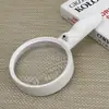 Lupa de Mano Grande de 138 mm con Cuatro Luces LED para Revisión de Dinero y Combinación de Lente Dual, Lupa de Tamaño Grande 6B-9B