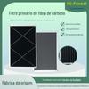 Placa de quilha de fábrica ativada fibra de carbono pano efeito primário tela de filtro ventilador tuyere filtro de ar de pré-filtragem
