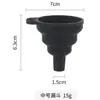 Funil Dobrável de Silicone de Grau Alimentício, Funil Pequeno Portátil, Funil Grande para Vinho, Funil Grande de Calibre Largo para Óleo de Cozinha para Despejar Óleo