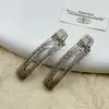 Presilha Simples para Mechas Vazadas de PC, Presilha Específica para Fixação de Cabelo para Maquiagem, Presilha Bico de Pato para Cabelo, Acessório de Cabelo, Presilha Superior, Presilha Lateral, Acessórios