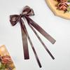 Grampo de Cabelo com Laço Quente Transfronteiriço Menina Doce Versátil Design de Nicho High-end Acessórios de Cabelo da Moda na Internet