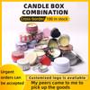 Caja de Lata Redonda para Velas Aromáticas por Lotes Transfronterizos