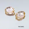 Dongzhou Crystal 8*6 Oval Transparente Pedrería para Uñas Accesorios para Joyería DIY Decoraciones Transparentes de Colores para Uñas Venta al por Mayor