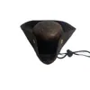 Mini Sombrero de Pirata Caribeño Transfronterizo Diadema para Fiesta de Halloween Sombrero de Pirata de Imitación de Cuero Marrón Sombrero para Mascota