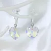 Super Dream Design aretes de cristal coloridos lujo ligero nicho alta calidad versátil moda joyería para orejas fábrica al por mayor