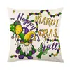 Funda de Cojín Decorativo Carnaval de Brasil Decoración de Fiesta Festival Amazon Funda de Cojín para Sofá de Sala de Estar Estampado de Lino