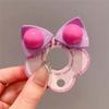 Presilha de cabelo pequena cor de doce Rede de cabelo fofa de princesa grampo de cabelo primavera e verão novo grampo de cabelo de orelha de gato grampo de cabelo para bebê feminino