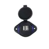Cargador USB para coche de bus y coche con modificación, ovalado plano, forma de barco, 3.1A QC3.0, disponible en stock transfronterizo