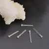 Brincos Transparentes de Resina Tendência Coreana e Japonesa Acessórios para Brincos DIY Brincos com Copo Furado Brincos Pequenos Hipoalergênicos