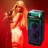 Dança Quadrada Áudio Bluetooth Alto Volume Alta Qualidade Karaoke ao Ar Livre Alto-falante para Venda Ambulante em Casa