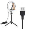 Luz de Relleno Foco Luz para Transmisión en Vivo Control Táctil Doble Color Atenuación Continua Control por Cable 5V12V USB Dedicado Regulable