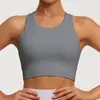 Sutiã Esportivo Cruzado Novo Estilo Toque Nu Costas Bonitas, Colete Fitness Yoga Corrida Alta Intensidade à Prova de Impacto