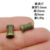Aliexpress Transfronteiriço Lótus de Bronze Barril Contas Tubo Contas Acessórios para Joias DIY Contas Espaçadoras Acessórios para Colar Pulseira Atacado
