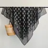Bufanda Cuadrada Grande Versátil Estilo Étnico Otoño e Invierno, Bufanda de Algodón y Lino de Moda y Gama Alta, Chal Protector Solar, Bufanda de Seda para Foto de Viaje