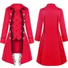 Casaco Longo Gótico Transfronteiriço Feminino Medieval Retrô Acabamento em Renda Manga Longa Irregular Fantasia COS para Performance
