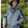 Traje de Montañismo para Exteriores 2024 con Forro Polar Engrosado Cortavientos A prueba de Frío Forro Polar Extraíble Traje Rústico para Hombre Tres en Uno