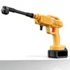 Pistola de Água para Lavagem de Carros de Alta Potência Transfronteiriça Máquina de Lavar Carros Elétrica com Bateria de Lítio Portátil Sem Fio Pistola de Lavagem de Carros Doméstica de Alta Pressão