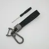 Novo Chaveiro Simples Personalizado Chaveiro de Carro de Couro Losango Masculino Pingente Chaveiro de Carro Corrente de Chave de Carro Pendurado na Cintura