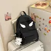 Mochila Escolar Versátil de Cor Sólida para Mulheres, Estilo Coreano, Mini Mochila para Meninas Adolescentes, Alto Valor Estético, Mochila de Viagem Simples e Casual