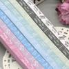 Papel dobrável estrela de cinco pontas lucky DIY infantil estilo coreano, espessado, 540 peças, 8 desenhos cada conjunto