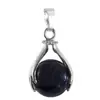 Colgante de Piedra Ojo de Tigre Amatista con Cuentas a Dos Manos Joyería Personalizada Europea y Americana Accesorios de Exportación Transfronteriza Amazon Ebay