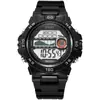 [Fábrica] Reloj Electrónico para Hombre Adulto Reloj Luminoso Multifunción Resistente al Agua Diariamente Reloj para Jóvenes Niños