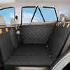 Funda para asiento de coche para mascotas con soporte de fondo duro resistente a los arañazos, protección lateral para asientos traseros, protector de asiento para mascotas, directo de fábrica