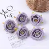 Cabezas de flores de camelia artificiales hechas de tela de seda para decoración del hogar, accesorios para el cabello hechos a mano estilo chino para manualidades, decoraciones de boda, flores artificiales, flores artificiales