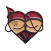 Broche Decorativo Creativo de Halloween de Dibujos Animados con Forma de Corazón Colorido, Araña, Calabaza, Fantasma, Aleación Esmaltada
