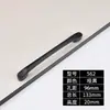 Maçaneta de Liga de Alumínio para Porta de Armário Preto Maçaneta de Gaveta Gabinete Estilo Moderno Americano Europeu Maçaneta de Hardware de Furo Único para Guarda-Roupa