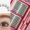 Cílios postiços leves populares transfronteiriços, conjunto de cola 3.0 para girl group, padrão para maquiagem de olhos atmosférica, visual natural, comércio exterior