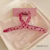 Pinza para el pelo grande y moderna para mujer, elegante y sofisticada, pinza para el pelo exquisita, pinza de tiburón simple para primavera-verano