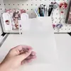 Álbum de Tarjetas A4 Álbum de Almacenamiento Páginas Interiores Tarjetas para Fans de Estrellas Formato Ancho Fotos Polaroid Álbum de Fotos de Tarjetas Pequeñas A5 Divisor de Hojas Sueltas de Nueve Cuadrículas