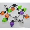 Coolott Halloween Transfronterizo 9 Luz LED Colorida Fantasma Luz para el Cabello Collar