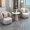Mesa Combinada de Sofá Sencilla para Recepción Balcón Área de Descanso para Negociaciones Sala de Reuniones Oficina de Ventas Nicho en el Patio Sofá