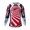 Jersey de Descenso de Manga Larga para Bicicleta de Montaña de Comercio Exterior Fox Jersey de Montar en Moto Descenso Top Transpirable para Ciclismo Mayoreo