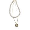 Collar de Perlas de Agua Dulce Naturales Aurora Cadena para Clavícula Simple y Suave Estilo Francés Collar para Mujer Retro Lujo Ligero Estilo de Hong Kong Accesorios