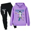 Hoodies e Moletons Infantis Estampados Mais Vendidos Transfronteiriços para Meninos e Meninas, Conjuntos Gráficos de Desenho Animado para Primavera e Outono