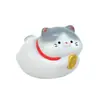 Gato de Desenho Animado Chocalho Estação de Trabalho de Escritório Descompressão Enfeites de Gatinho Gato da Sorte Decoração de Mesa Boneca Presente