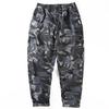 Overoles de moda americana para hombre, retro, alta elasticidad, gruesos, sueltos, rectos, microcono, bolsillo lateral, casual