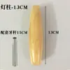 Lámpara de Mesa de Madera Maciza Portalámparas DIY Diseño Creativo Chasis Interruptor Cable Poste de Lámpara Portalámparas Combinación Accesorios de Iluminación de Madera Original