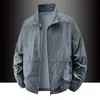 Roupa de Proteção Solar de Seda de Gelo para Uso Externo no Verão para Homens, Leve, Respirável, Secagem Rápida, Anti-UV, Sensação de Frescor, Roupa de Proteção Solar com Gola Alta