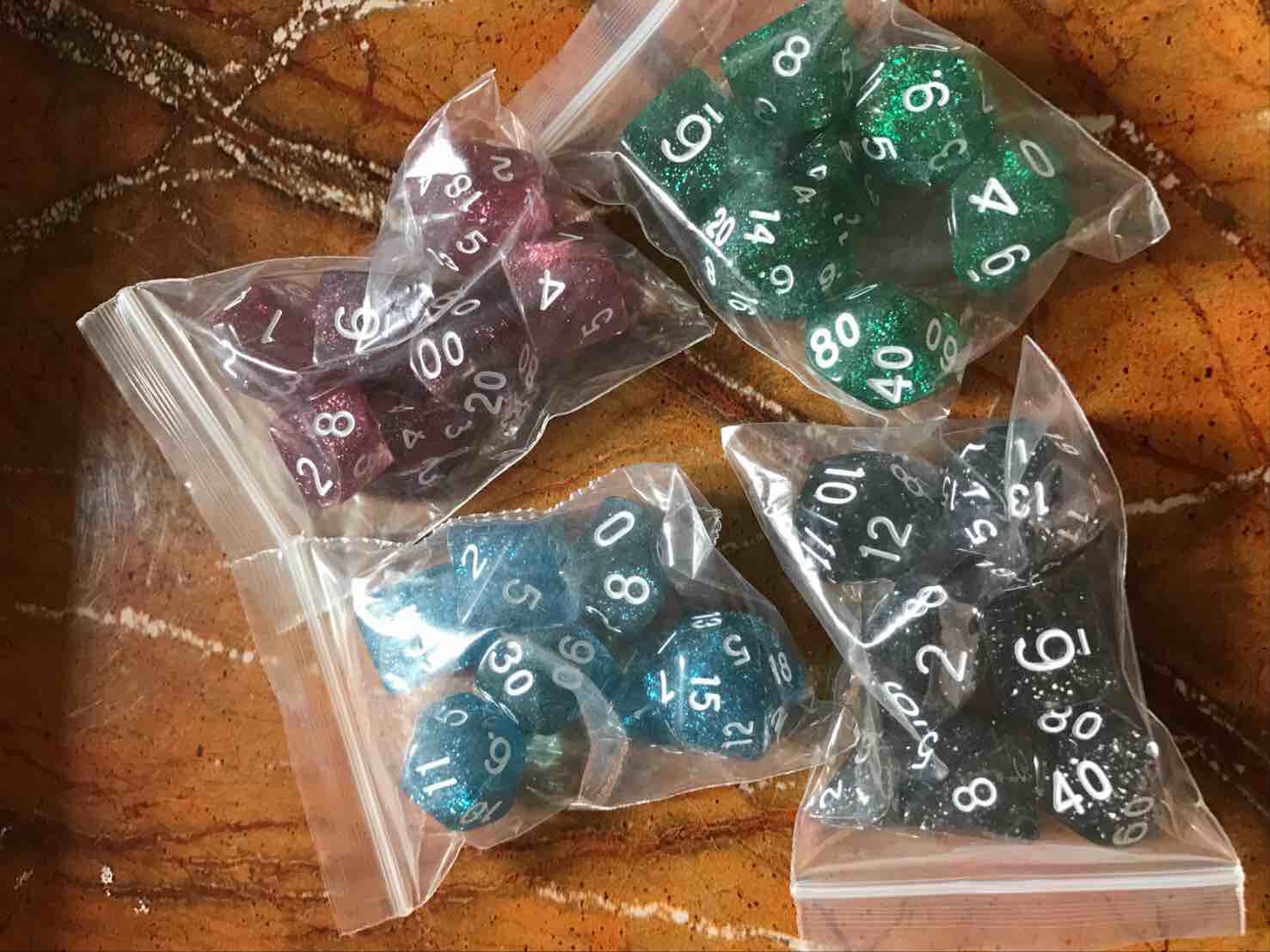 亚克力葱色色子