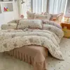 2026 Nuevo Estilo Funda de Cama de Algodón Acolchado Juego de Cuatro Piezas