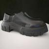 Zapatos Derby de Cuero de Primera Capa para Hombre, Cuero Genuino, Slip-On que Aumentan la Altura, Zapatos de Cuero Antideslizantes, Zapatos Derby para Hombre, Cuero Genuino