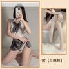 Golden Night Sex Lingerie Sexy Pequeno Peito Sem Costas Bonito Vestido de Estudante Estilo Acadêmico JK Uniforme de Uma Peça Terno Tentador Feminino