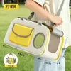Mochila ventilada para gato de gran capacidad, bolsa de viaje portátil para mascotas de mano o cruzada, venta al por mayor
