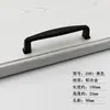 Manija de Tirador Pequeña Negra Estilo Americano Manija de Puerta de Armario de Aleación de Aluminio Minimalista Moderna Manija de Tirador de Agujero Único para Cajón de Gabinete Mediterráneo